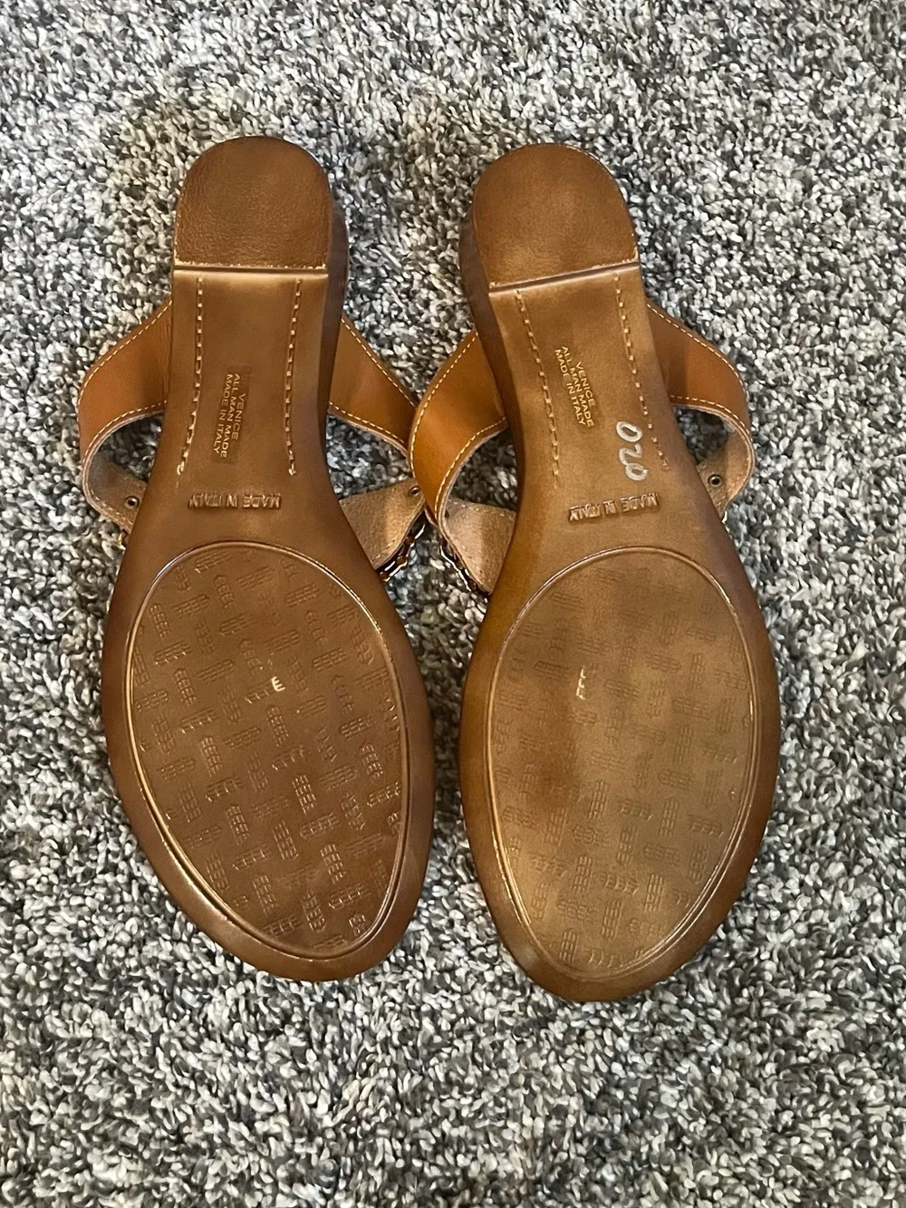 Italian Shoemakers Jeweled Sandals